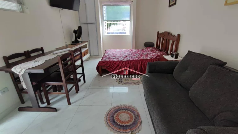 Imagem Kitnet para alugar, 23 m² por R$ 1.500,02/mês - Canto do Forte - Praia Grande/SP