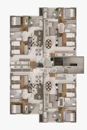 Imagem Res. Safira | Barra | 2 quartos | 63m²