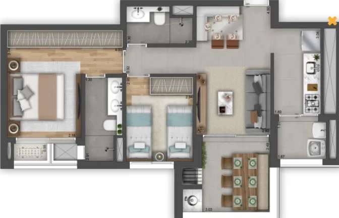 Imagem Apartamento Perdizes - 38M², 1 Dorm, Lazer Completo.