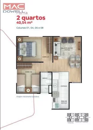 Imagem Reserva Carioca - Apartamento 2 Quartos - Inhoaíba / RJ