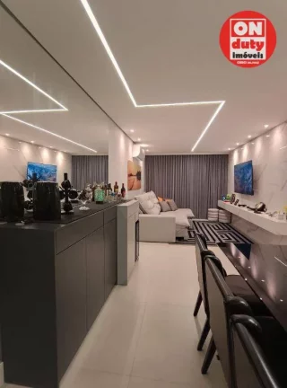 Imagem Apartamento com 2 dormitórios à venda, 89 m² por R$ 910.000,00 - Pompéia - Santos/SP