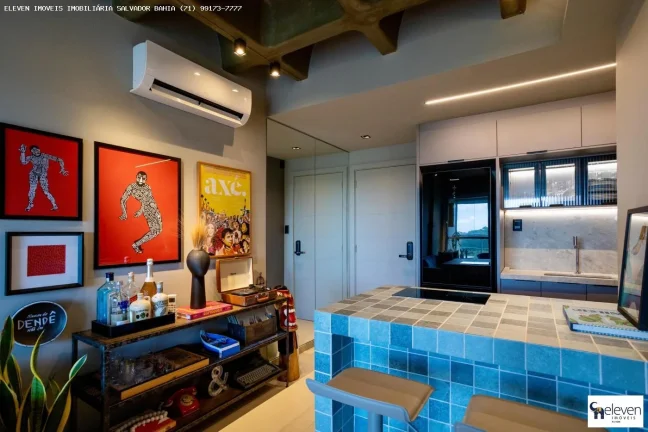 Imagem Apartamento para Locação em Salvador, Horto Florestal, 1 dormitório, 1 suíte, 1 banheiro, 1 vaga