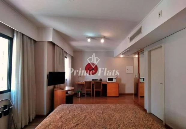 Imagem Flat disponível para venda no Hotel Slaviero Essential São Paulo Moema, com 26m², 1 dormitório e 1 vaga
