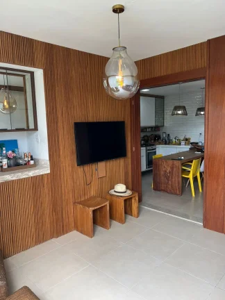 Imagem Apartamento com churrasqueira e quadra poliesportiva em condomínio fechado na Praia do Forte, Mata de São João