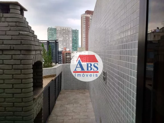 Imagem Cobertura com piscina e churrasqueira Praia Boqueirão em Santos