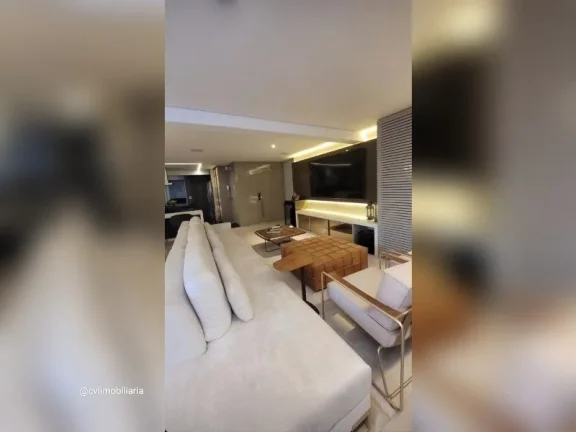 Imagem Viva com sofisticação neste esplêndido apartamento todo decorado e luxuoso com área privativa de...
