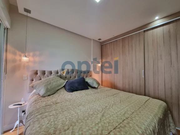 Imagem Apartamento mobiliado 95m2 3 dormitórios, sendo 1 suíte, varanda gourmet, 2 vagas no condomínio clube Family Garden na Chácara Inglesa