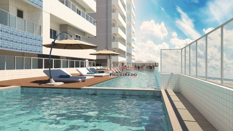 Imagem Apartamento à venda, 80 m² por R$ 480.000,00 - Vila Assunção - Praia Grande/SP