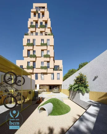 Imagem Apartamento com 1 quarto com sacada à venda, 41 m² por R$ 432.600 - São Francisco - Curitiba/PR