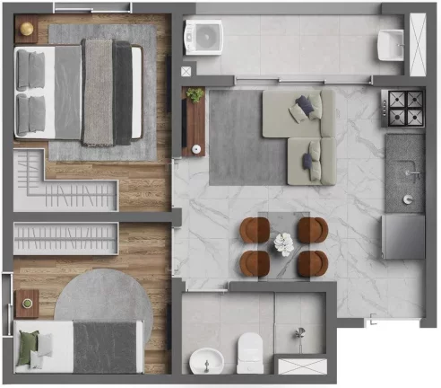 Imagem Apartamento com 2 Quartos à Venda, 31 m² em Jardim Piratininga - São Paulo