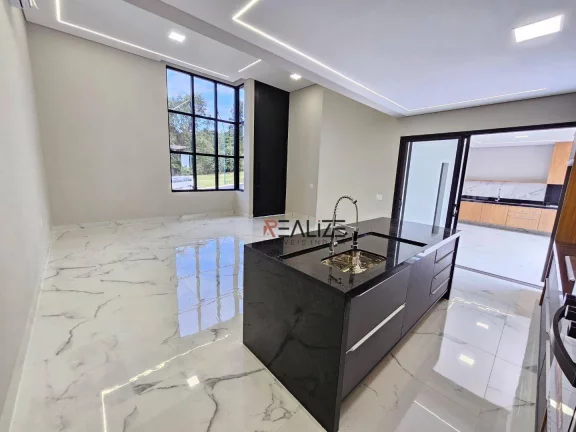 Imagem Casa com 3 suítes e escritório à venda, 187 m² por R$ 1.890.000 - Condomínio London Park - Indaiatuba/SP