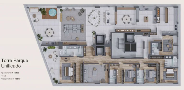 Imagem Apartamento 3 Dormitórios para venda em Florianópolis - SC