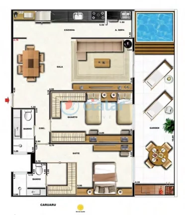 Imagem Cobertura Duplex à venda 2 Quartos 1 Suite 2 Vagas 155.74M Grajaú Rio de Janeiro - RJ | Elegance Residence