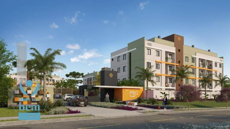 Imagem Apartamento com 2 quartos à venda, 53 m² por R$ 462.955 - Hauer - Curitiba/PR
