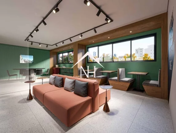 Imagem studio 25m², 1 dormitório, terraço, planta inteligente,Deliver,y Bicicletário, Salão De Festas, Espaço Gourmet com Churrasqueira, Pet Place, piscina