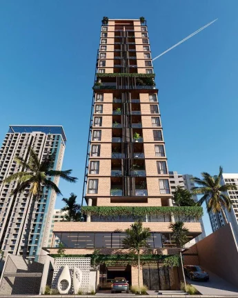 Imagem Apartamentos com varanda / sacada gourmet em Condomínio Club nas proximidades de restaurantes, colégio no Miramar - AP1551