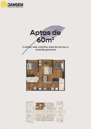 Imagem APARTAMENTOS COM 01 E 02 SUÍTES E VARANDA GOURMET EM MANAÍRA