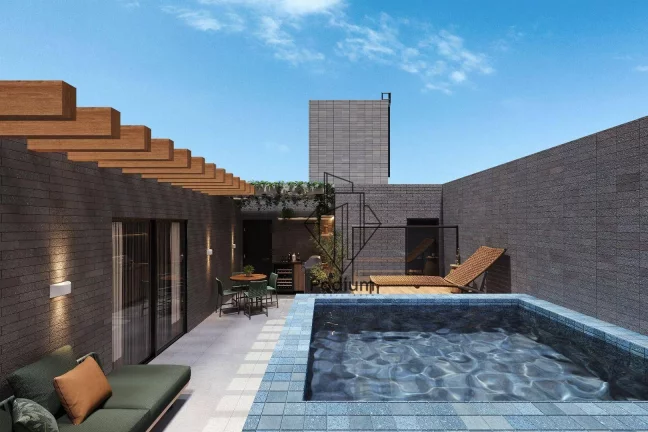 Imagem Coberturas Duplex com piscina privativa á 260m da praia de Camboinha / Cabedelo - CO0331