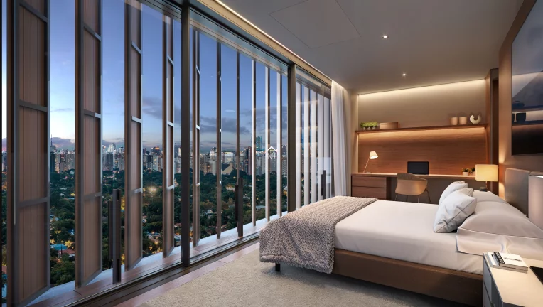 Imagem Apartamento com 183m, 3 suítes, 3 vagas, varanda vista panorâmica, hall privativo, Piscina aquecida.