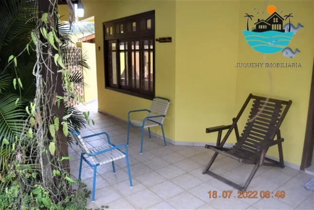 Imagem Aluguel Anual em Juquehy - Casa em condomínio, 03 quartos, sendo 01 suíte, varanda, churrasqueira, piscina a 200 metros da praia | Juquehy Imobiliária