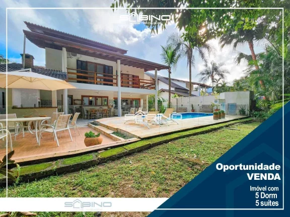 Imagem Casa à Venda, com 5 dormitórios 5 suítes 369m², 6 vagas - na Riviera de São Lourenço - Bertioga SP