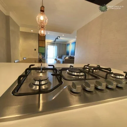 Imagem Apartamento Frente Mar com 3 dormitórios, sendo 3 suítes à venda, 166 m² por R$ 1.950.000 - Aviação - Praia Grande/SP
