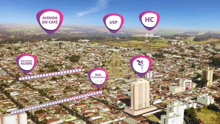 Imagem Apartamento com 2 dormitórios com 1 suite à venda, 61 m² a partir de R$ 248.000 - Sumarezinho - Ribeirão Preto/SP