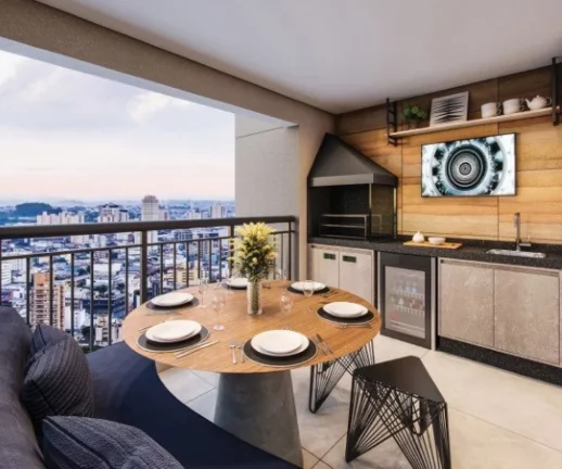 Imagem Apartamento de Luxo no Condomínio Gran Maia Piazza - 3 quartos, 3 suítes, 4 banheiros, 2 vagas - Macedo, Guarulhos-SP!