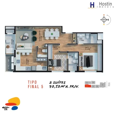Imagem APARTAMENTO RESIDENCIAL em JOINVILLE - SC, AMÉRICA