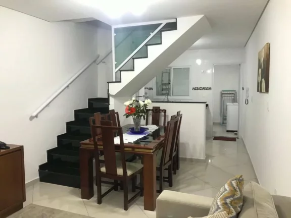 Imagem Sobrado à venda 3 Quartos, 1 Suite, 2 Vagas, 95M², Vila Pires, Santo André - SP