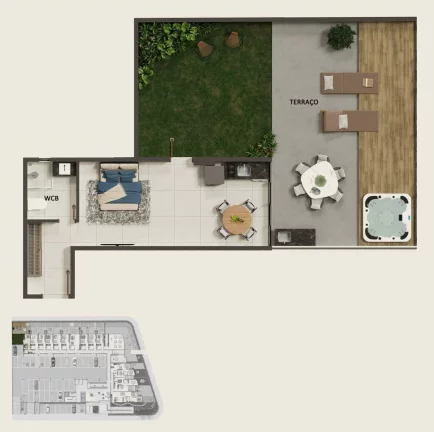 Foto do imóvel: Apartamento Garden à venda, 138 m² por R$ 1.440.869, 71 - Intermares - Cabedelo/PB em Não informado