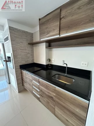 Imagem Venda de Espetacular Apartamento de Luxo com 4 Quartos na Aviação, Praia Grande-SP: 4 Suítes, 2 Salas, 4 Vagas, 194m².