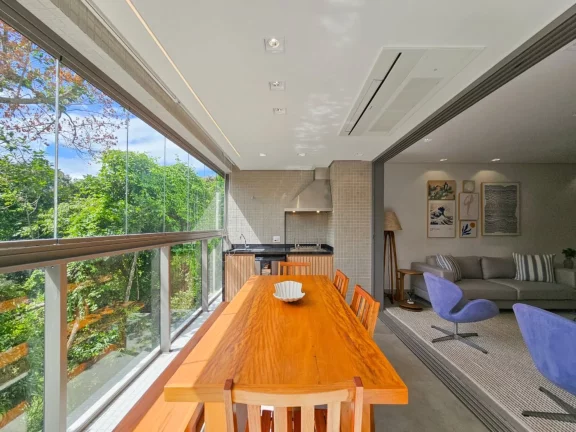 Imagem Apartamento de Luxo à Venda em Riviera de São Lourenço Módulo 07: 4 Quartos, 3 Suítes, 3 Salas, Varanda Gourmet, Lazer Completo!