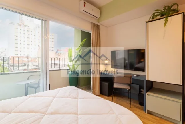 Imagem Apartamento Studio Mobiliado à venda de 24m² na Alameda Ribeiro da Silva