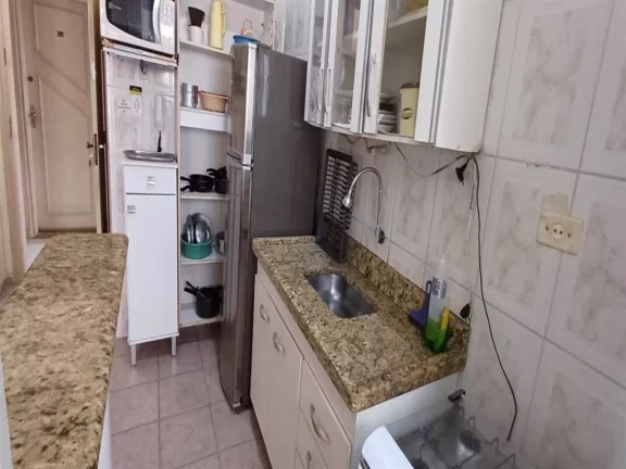 Imagem Apartamento com 1 dorm, Mirim, Praia Grande - R$ 225 mil, Cod: 2663