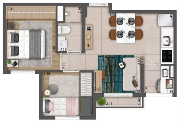 Imagem APARTAMENTO RESIDENCIAL em São Paulo - SP, Imirim