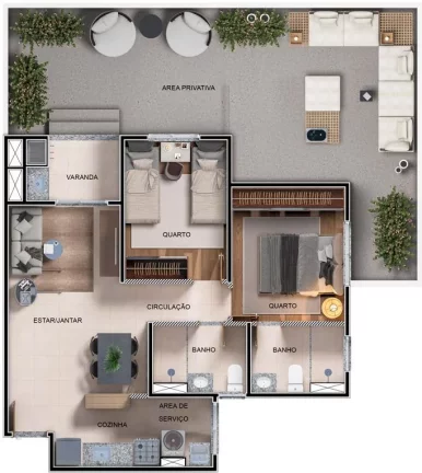 Imagem Terrazo Villa Augusta - Fase 1