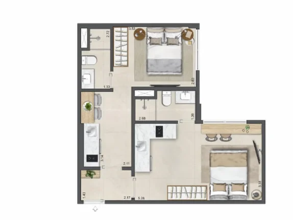 Imagem APARTAMENTO RESIDENCIAL em Rio de Janeiro - RJ, Leblon