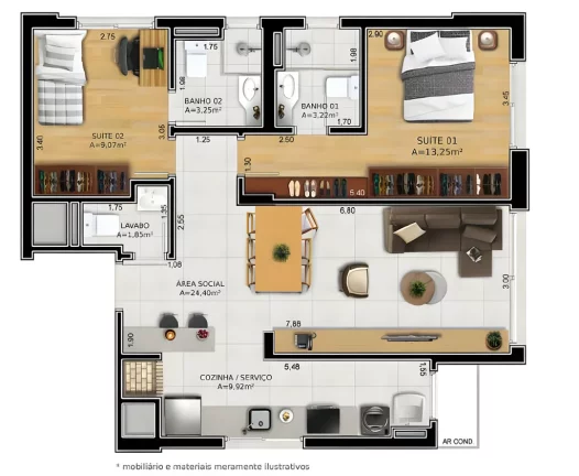 Imagem Urban 61 - Apartamento à venda no bairro Passo da Areia - Porto Alegre/RS