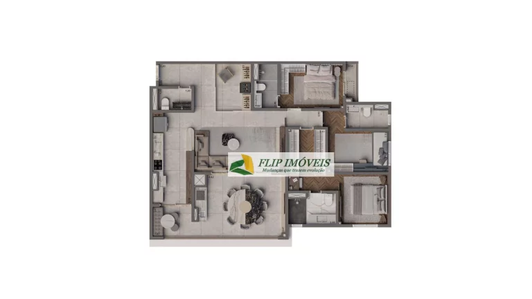 Imagem Apartamento com 3 dormitórios à venda, 125 m² por R$ 1.349.000,00 - Jardim das Paineiras - Campinas/SP