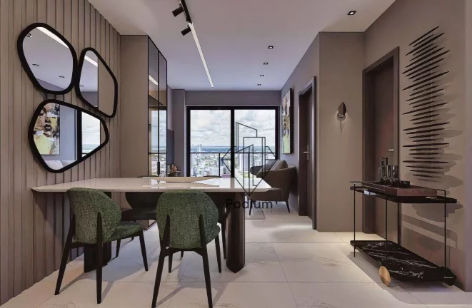 Imagem Apartamentos com varanda / sacada gourmet a 400m da praia de Intermares - AP2077
