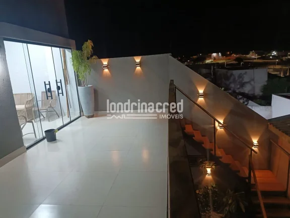 Imagem Sobrado moderno à venda no jardim vitória em cambé com piscina churrasqueira,sacada, armários planejados.