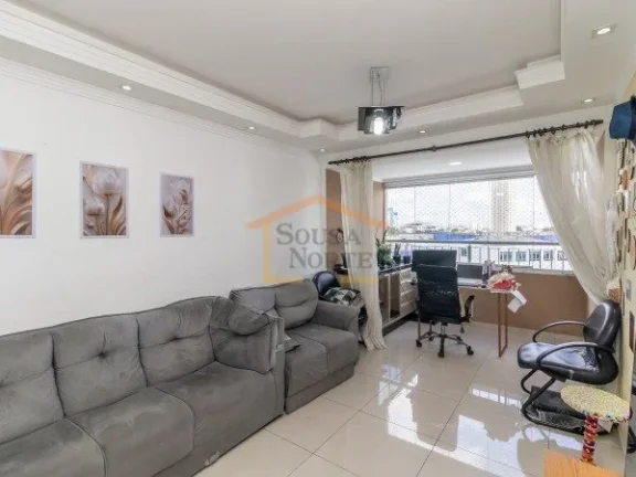Imagem Apartamento com 67m², 3 dormitórios com planejados, sendo 1 suíte, sala integrada à cozinha com ...