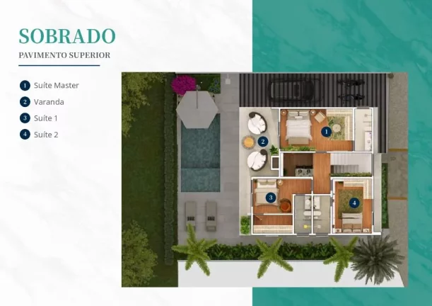 Imagem Sobrado com 3 dormitórios à venda, 200 m² por R$ 1.461.915,00 - Itapema - Guararema/SP