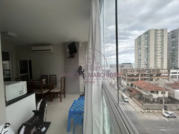 Imagem Apartamento de frente com super varanda gourmet montada, vista pro marnem
