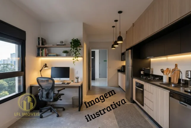 Imagem Studio de 25m² Funcional, para venda ou locação em Mirandópolis, São Paulo