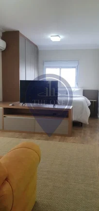 Imagem Aluguel de Apartamento de 1 quarto na Vila Mariana, SP: 2 salas, 1 banheiro, 1 vaga de garagem, 45m².