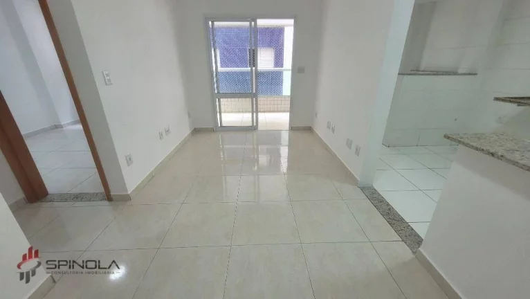 Imagem Apartamento com 1 dormitório à venda, 53 m² por R$ 360.000,00 - Guilhermina - Praia Grande/SP