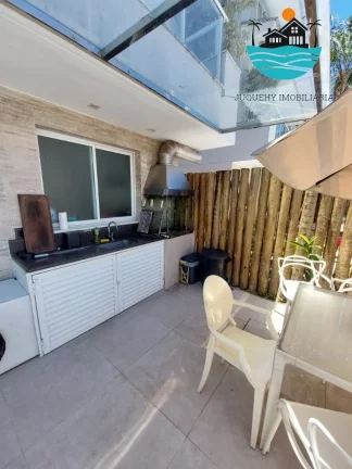Imagem Casas para Alugar Temporada Juquehy - (Canto direito) pertinho da praia, 5 suítes, piscina aquecida, sauna, máx. 14 pessoas | Juquehy Imobiliária