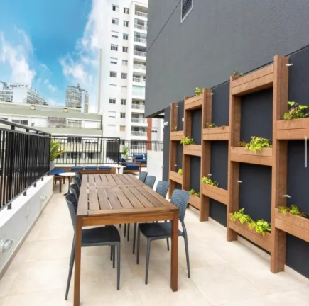 Imagem Apartamento na Região central com 25 metros quadrados com 1 quarto sendo 1 banheiro Possui academia...
